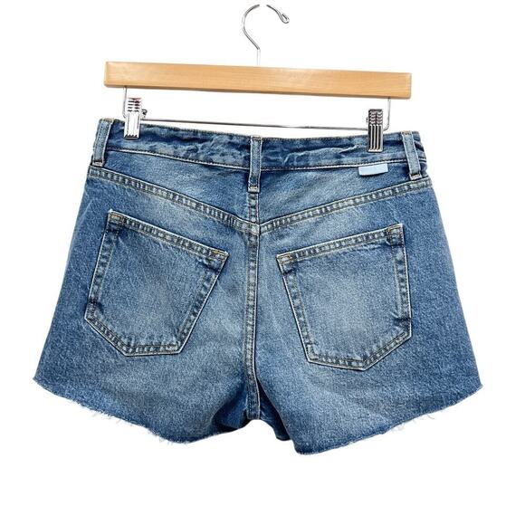 Boyish Cody High Rise Cut Off Rigid Denim Shorts size 29 - Picture 4 of 6